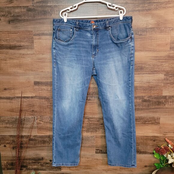 Tommy Bahama Jeans Mens 40x30 Caico Authentic Stretch Comfort Denim Medium Light - Picture 1 of 11